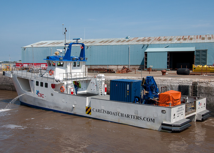 Photograph of the vessel  Channel Chieftain VII pictured at Liverpool on 31st May 2014