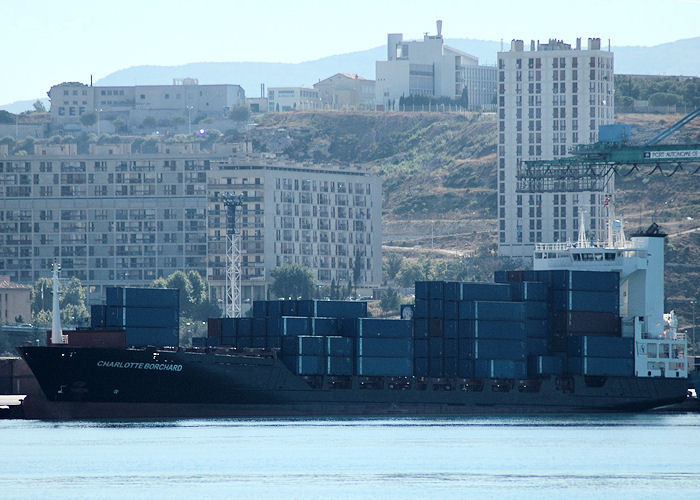 Photograph of the vessel  Charlotte Borchard pictured in Marseille on 10th August 2008