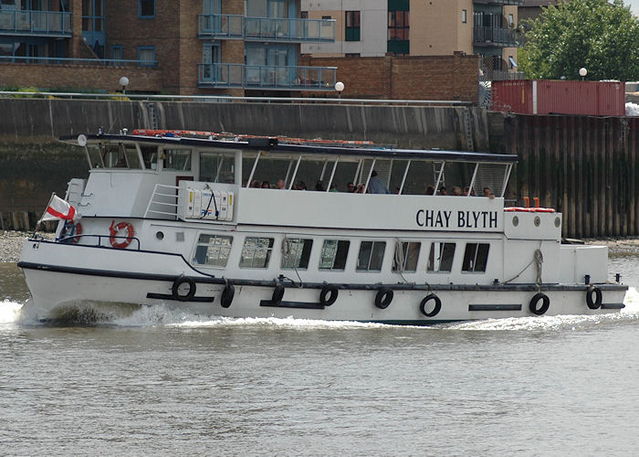 Photograph of the vessel  Chay Blyth pictured in London on 14th June 2009