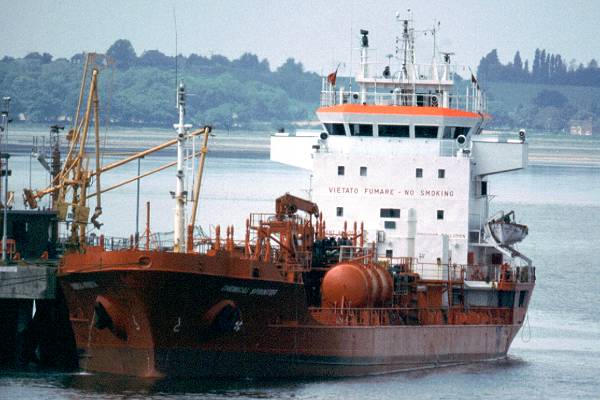 Photograph of the vessel  Chemical Sprinter pictured at Parkeston Quay, Harwich on 30th May 2001