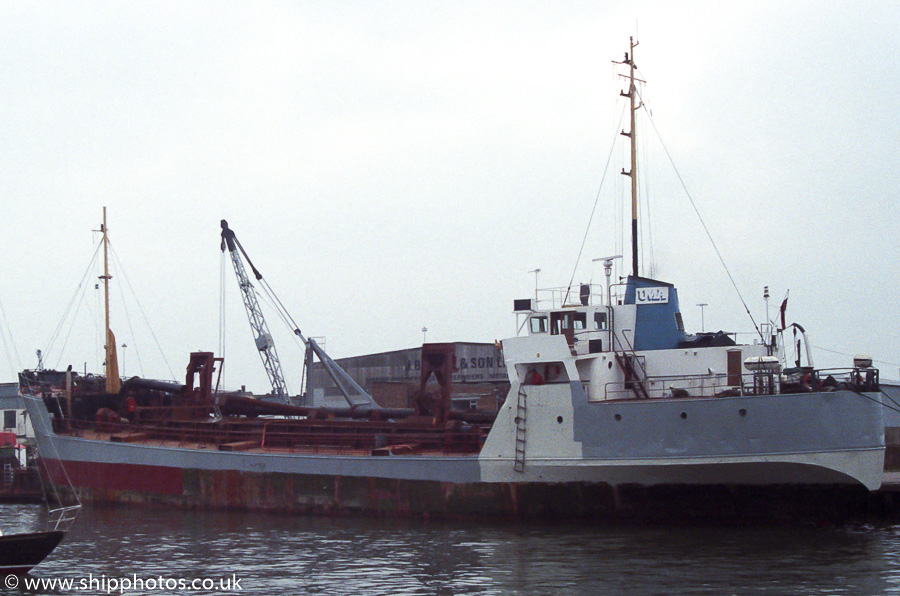 Photograph of the vessel  Chichester City pictured at Poole on 16th April 1989