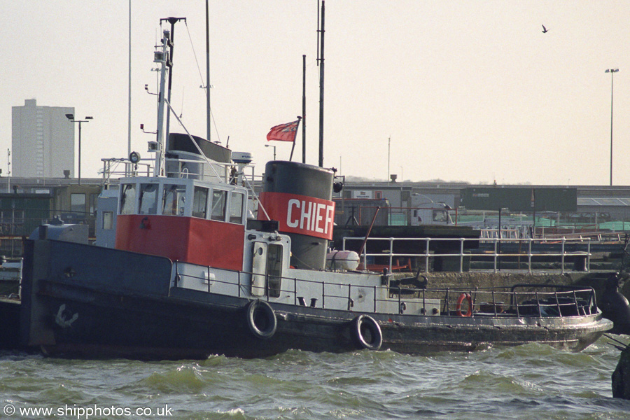 Photograph of the vessel  Chief pictured at Southampton on 28th January 2002
