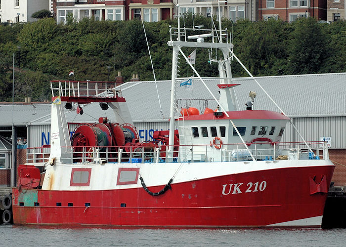 Photograph of the vessel fv Christina Maria pictured at North Shields on 8th August 2010