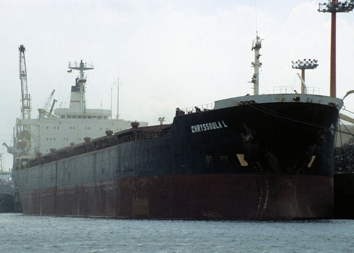 Photograph of the vessel  Chryssoula L pictured at Hamburg on 9th June 1997
