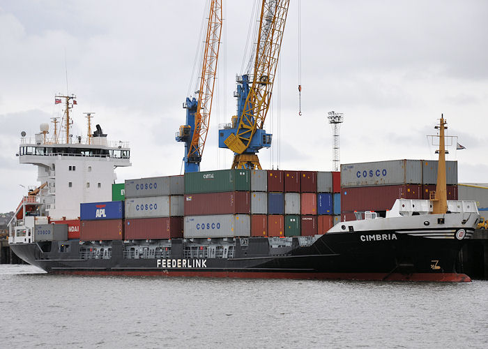 Photograph of the vessel  Cimbria pictured at Jarrow on 5th June 2011