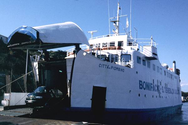 Photograph of the vessel  Citta Di Piombino pictured in Santa Teresa di Galura on 31st August 1999