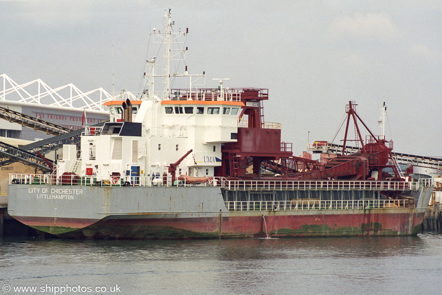 Photograph of the vessel  City of Chichester pictured at Southampton on 22nd September 2001