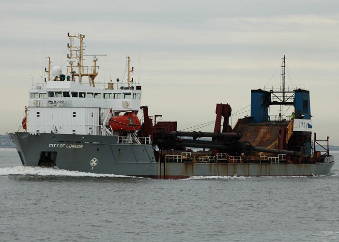 Photograph of the vessel  City of London pictured on the River Thames on 6th May 2006