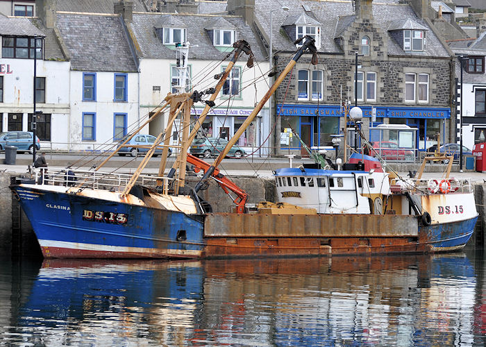 Photograph of the vessel fv Clasina pictured at Macduff on 6th May 2013