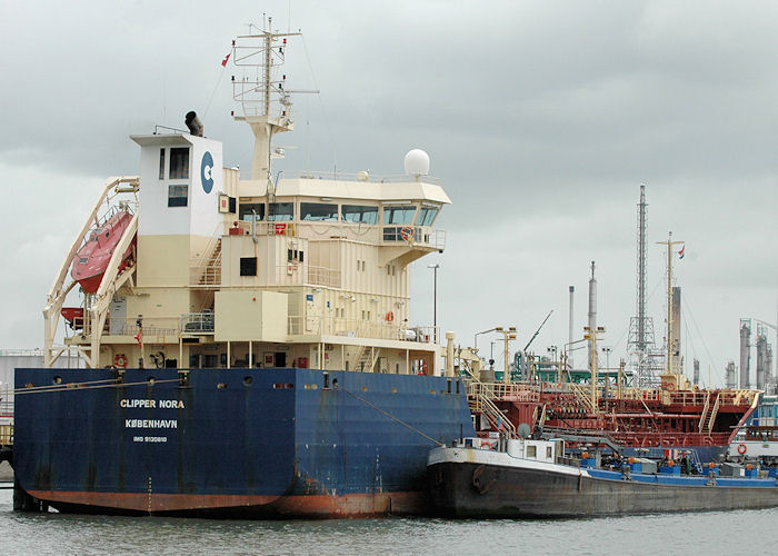 Photograph of the vessel  Clipper Nora pictured in Botlek, Rotterdam on 20th June 2010