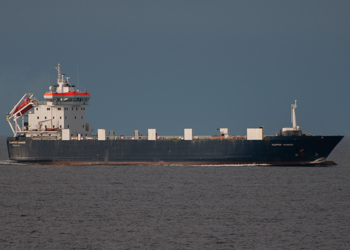 Photograph of the vessel  Clipper Ranger pictured approaching Stornoway on 10th May 2014