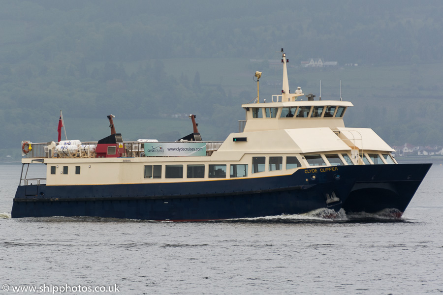 Clyde Clipper pictured passing Greenock on 4th June 2015