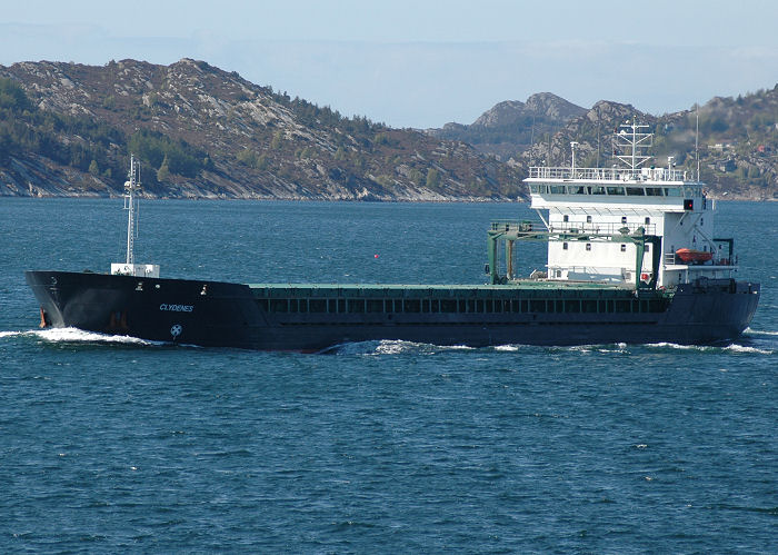 Photograph of the vessel  Clydenes pictured near Bergen on 12th May 2005