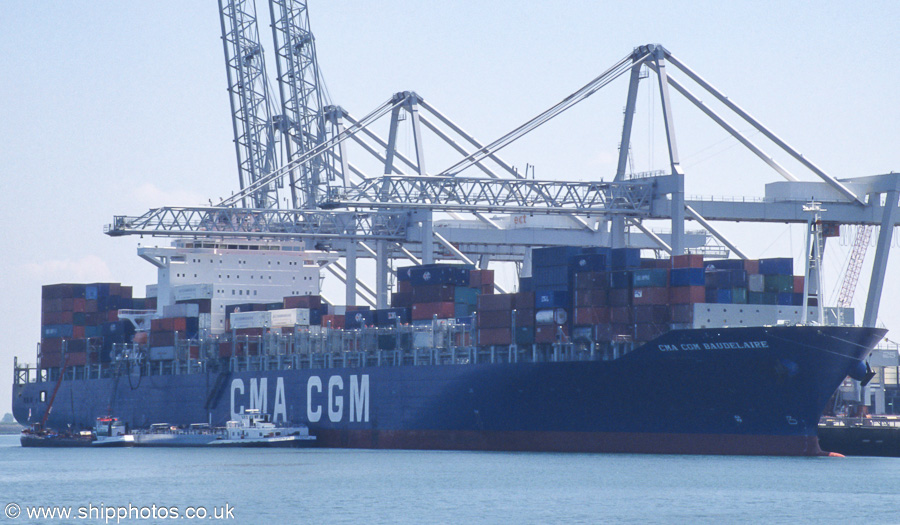  CMA CGM Baudelaire pictured at Europoort on 17th June 2002
