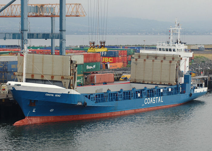 Photograph of the vessel  Coastal Deniz pictured at Belfast on 18th June 2006