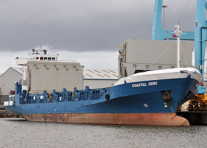 Photograph of the vessel  Coastal Deniz pictured in Liverpool Docks on 22nd June 2013