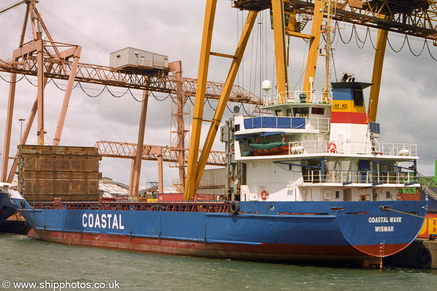 Photograph of the vessel  Coastal Wave pictured in Royal Seaforth Dock, Liverpool on 19th June 2004