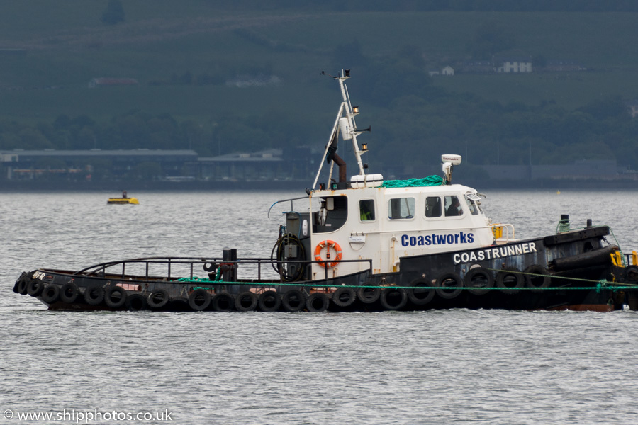 Photograph of the vessel  Coastrunner pictured passing Greenock on 5th June 2015
