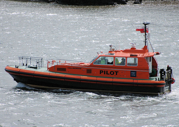 Photograph of the vessel pv Collingwood pictured at North Shields on 10th August 2010