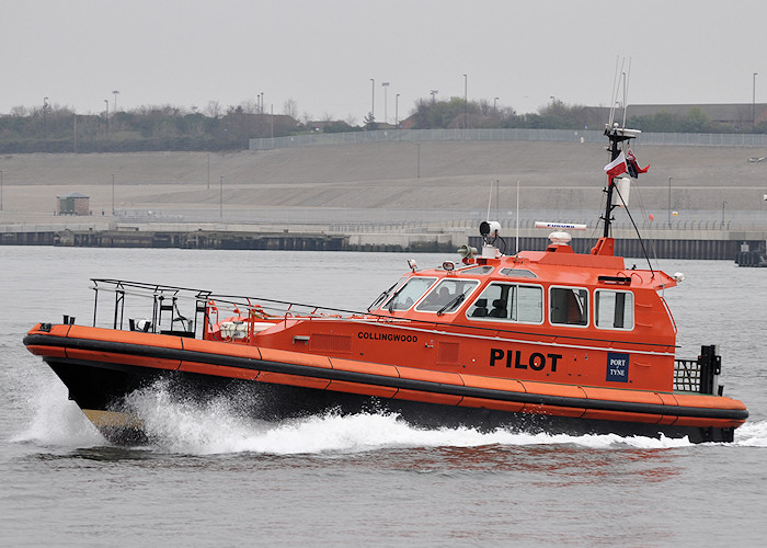 Photograph of the vessel pv Collingwood pictured at North Shields on 23rd March 2012