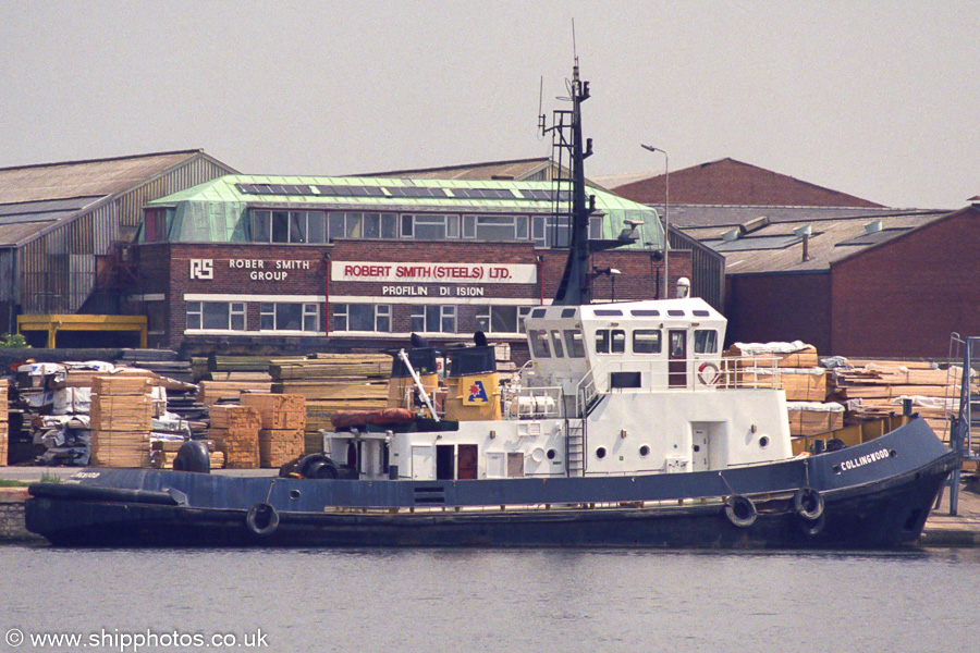 Photograph of the vessel  Collingwood pictured in Nelson Dock, Liverpool on 14th June 2003