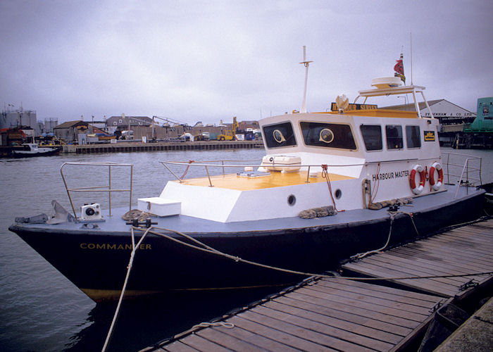 Photograph of the vessel  Commander pictured at Poole on 19th August 1990