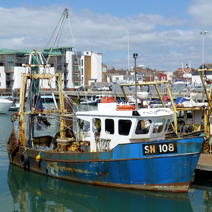 Photograph of the vessel fv Commodore pictured in the Camber, Portsmouth on 9th June 2013