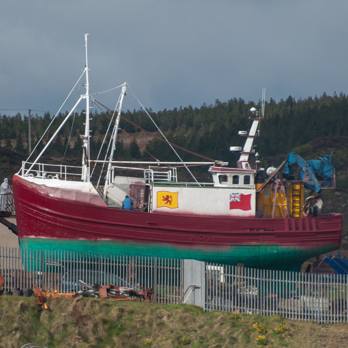 Photograph of the vessel fv Comrade pictured at Stornoway on 9th May 2014