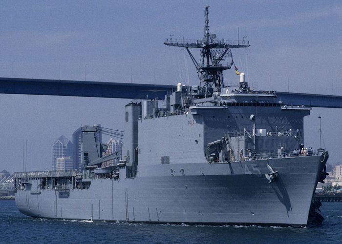 Comstock pictured arriving at San Diego on 16th September 1994
