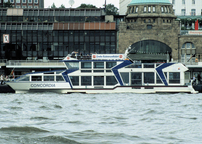 Photograph of the vessel  Concordia pictured at Hamburg on 27th May 1998