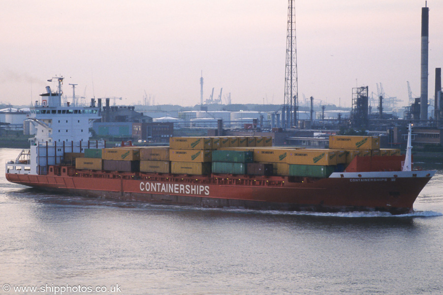  Containerships VI pictured in Rotterdam on 17th June 2002
