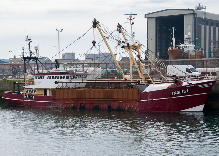 Photograph of the vessel fv Cordelia K pictured at Peterhead on 5th May 2014
