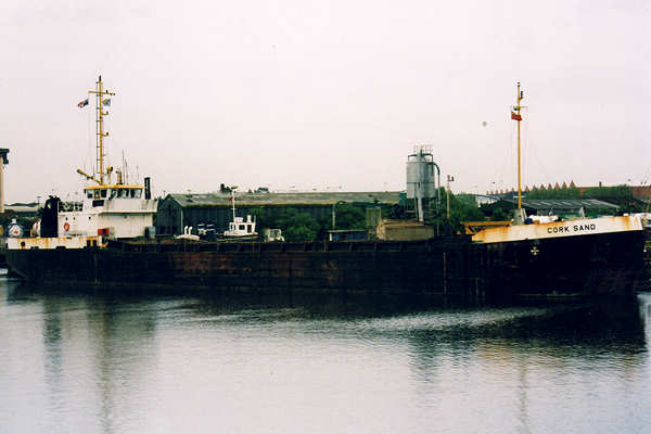 Photograph of the vessel  Cork Sand pictured in Salford Docks on 6th June 2001