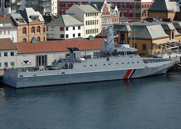 Photograph of the vessel FS Cormoran pictured at Stavanger on 4th May 2008