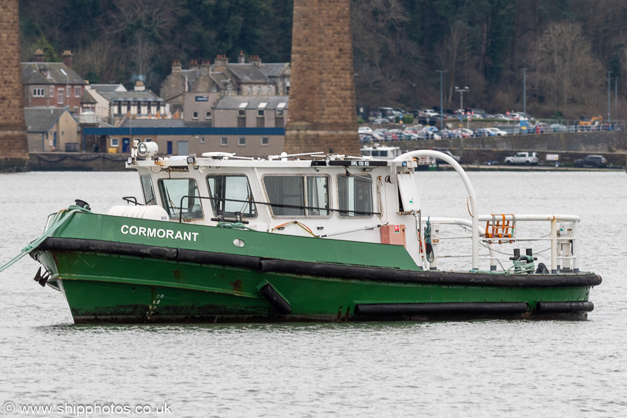 Photograph of the vessel  Cormorant pictured at Hound Point on 16th March 2025