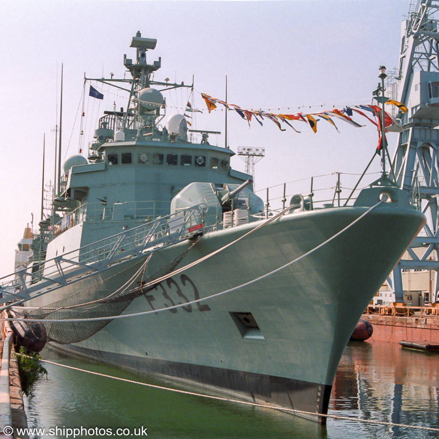 Photograph of the vessel NRP Corte-Real pictured at the International Festival of the Sea, Portsmouth Naval Base on 24th August 2001