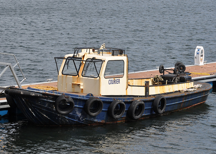 Photograph of the vessel  Courier pictured in Victoria Harbour, Greenock on 2nd June 2012