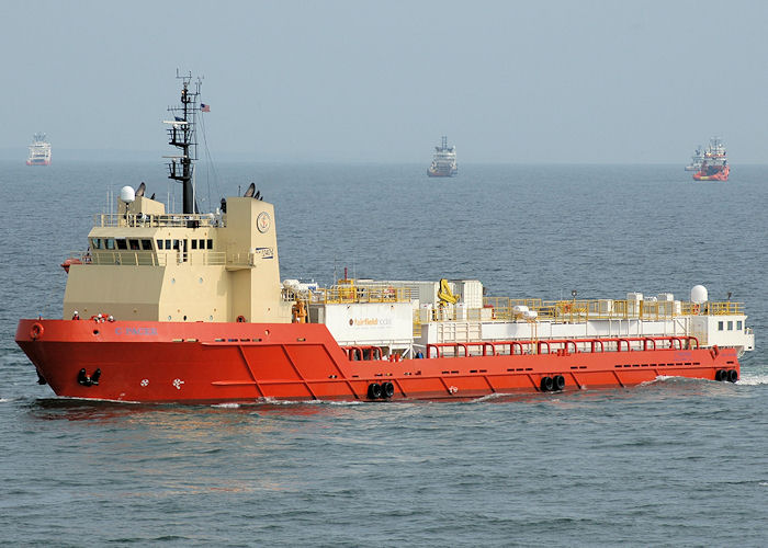 Photograph of the vessel rv C-Pacer pictured arriving at Aberdeen on 29th April 2011