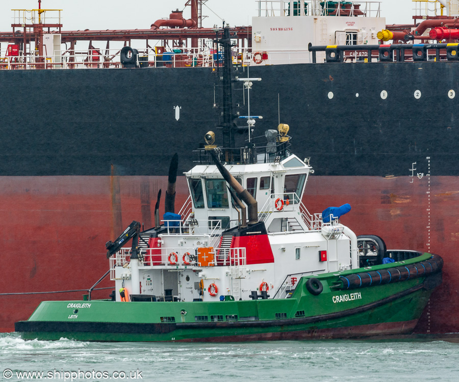 Photograph of the vessel  Craigleith pictured at Fawley on 15th July 2024