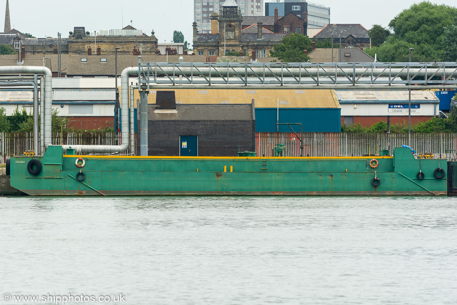 Photograph of the vessel  Crosby pictured in Langton Dock, Liverpool on 3rd August 2019