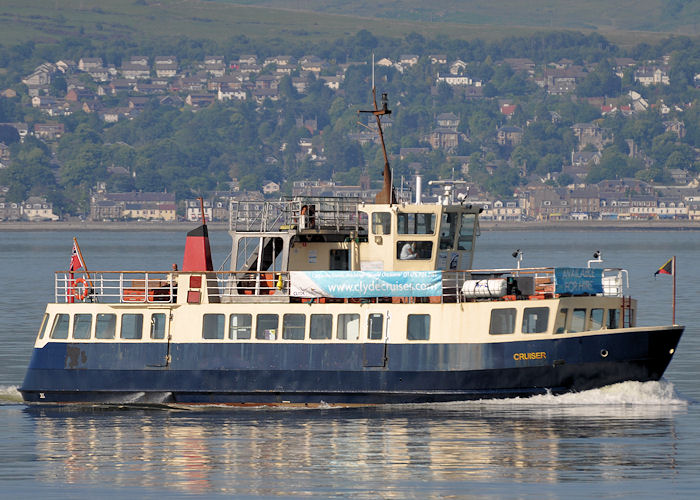 Photograph of the vessel  Cruiser pictured passing Greenock on 20th July 2013