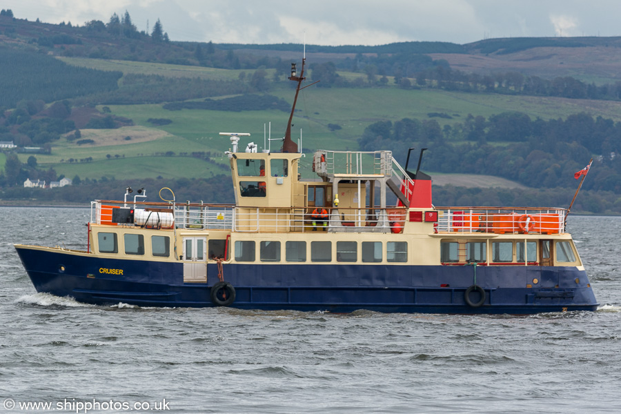 Photograph of the vessel  Cruiser pictured passing Greenock on 5th October 2019