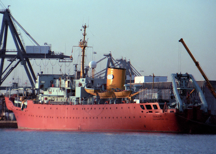 Photograph of the vessel  C.S. Alert pictured at Southampton on 22nd December 1987