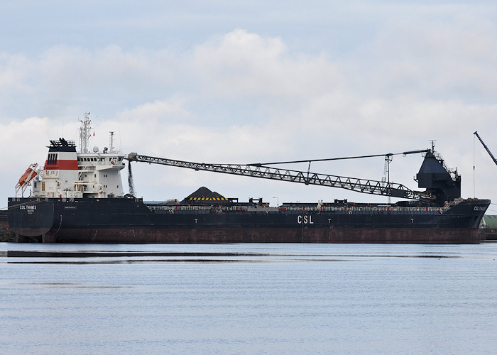 Photograph of the vessel  CSL Thames pictured at Leith on 21st April 2012