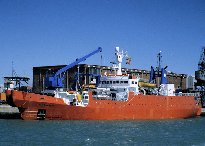 Photograph of the vessel  C.S. Monarch pictured at Southampton on 13th July 1997