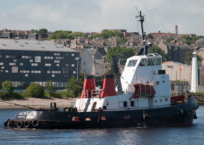 Photograph of the vessel  Cultra pictured at Aberdeen on 9th June 2014