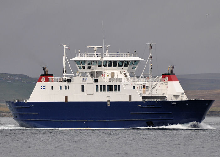 Photograph of the vessel  Daggri pictured approaching Toft on 11th May 2013