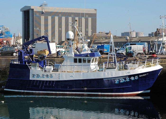 fv Daisy II pictured at Peterhead on 28th April 2011