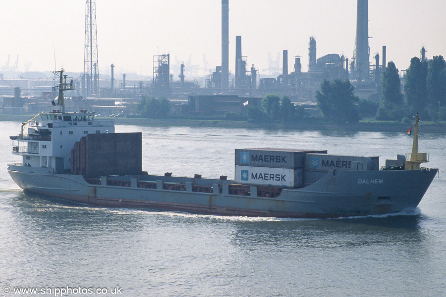 Photograph of the vessel  Dalhem pictured on the Nieuwe Maas at Vlaardingen on 18th June 2002