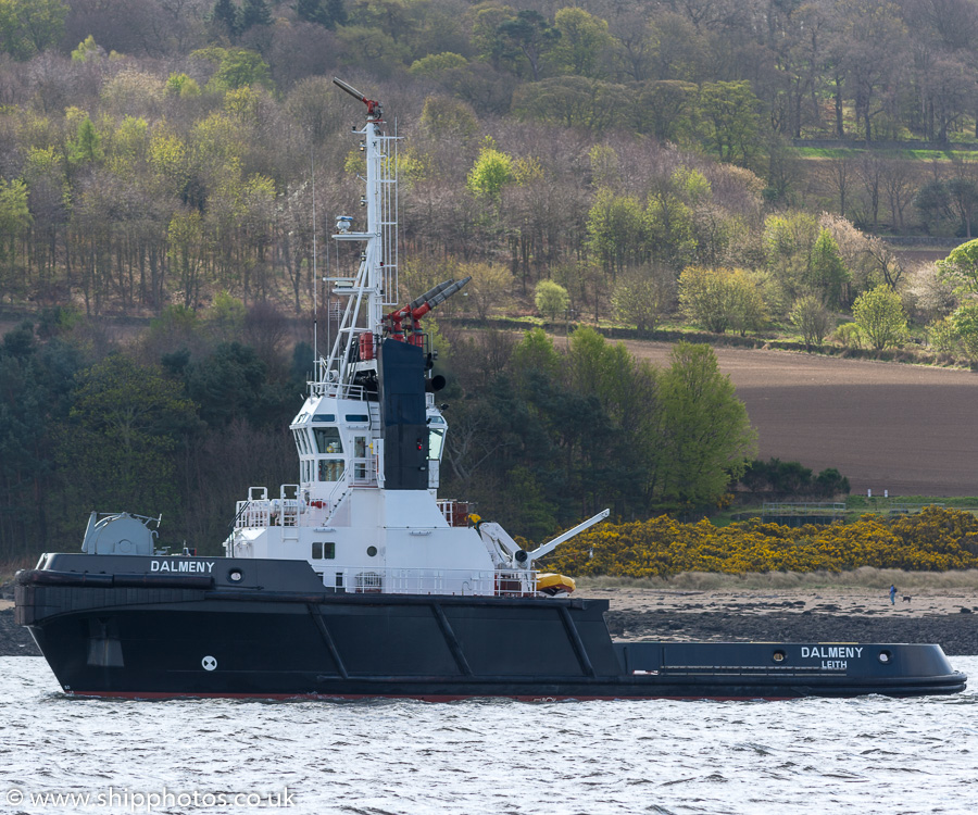 Photograph of the vessel  Dalmeny pictured at Hound Point on 15th April 2017